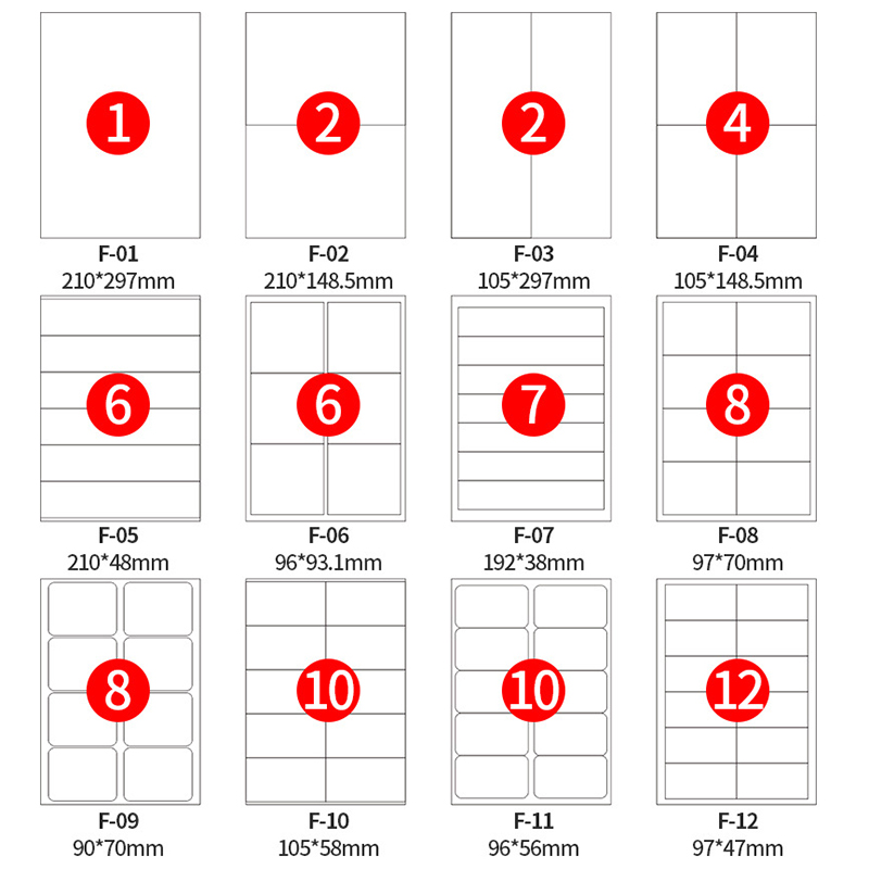 Étiquette autocollante vierge  - Industrial Laser Printer avis et prix
