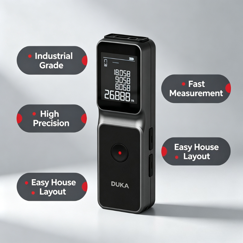 Télémètre laser DUKA ATuMan LS - Industrial Laser Measuring Device avis et prix