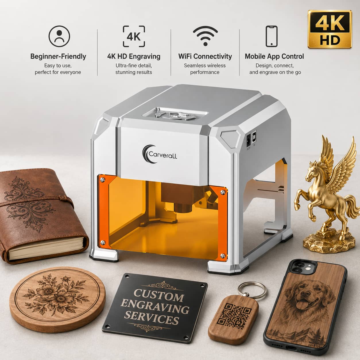 Machine de gravure laser Carve - Industrial Laser Engraver For Metal avis et prix